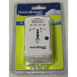 Travel Smart by ConAir All-in-One Adapter w/ Built-in Surge Protector TS237AP
